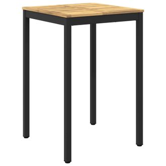 vidaXL Mesa De Bar Para Jard&iacute;n Blanco Y Negro 70 X 68,5 X 105 Cm Vidaxl