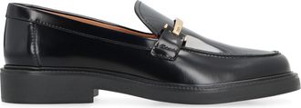 Tod's Womens Loafers Calf Leather Black