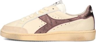 Diadora Prestige Sneaker - Dames - Sneakers - Beige - 40 EU - Katoen - Schoenen