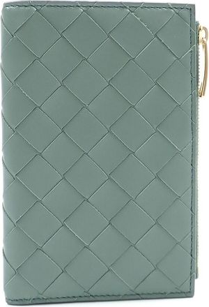 Bottega Veneta Green Leather Wallet (Bi-Fold) (Pre-Owned)