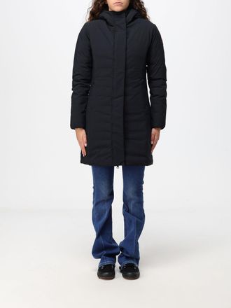 Save The Duck Leyla Slim Knee-Length Puffer Jacket with Hood