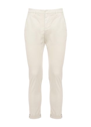 Dondup Ivory Gaubert Cotton Chino Pants
