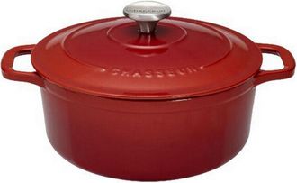 Chasseur casseruola tonda in ghisa smaltata 18cm rubino sublime - puc471858