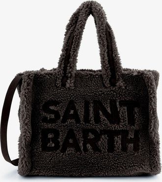 MC2 Saint Barth Borsa a tracolla Colette Teddy con logo frontale - MC2 SAINT BARTH - gender_Woman