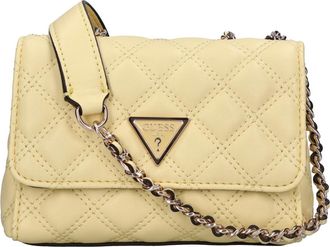 Guess Tassen, Dames, Geel, ONE Size, Leer, Margherita Schoudertas