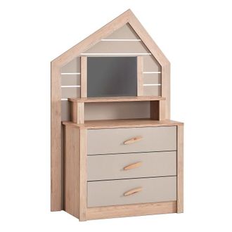 Muemue Tocador aglomerado gris 155,3x84,4x41,3cm