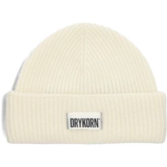 Drykorn Wool Hat Nerea - Dames - Hoeden - Beige - ONE Size - Wol - Accessoires