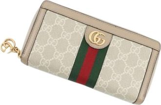 Gucci Pre-owned Wallets, female, Beige, Size: ONE SIZE Pre-owned Coin Purse