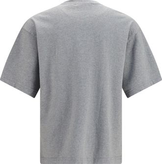 Axel Arigato Mens T-Shirt Ldn Sky Grey Melange Cotton T-Shirts And Polos