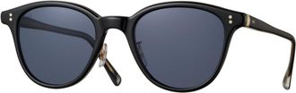 Eyevan 7285 Weber Polarized PBK Mens Sunglasses Black Size 50