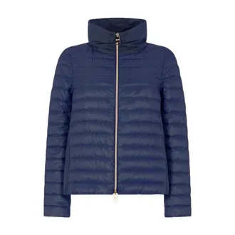 Herno Down Jackets, female, Blue, Size: XL Lightweight Down Jacket