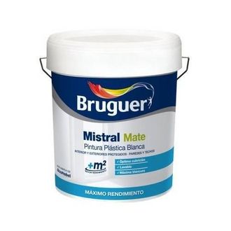 Mistral Pintura 15 Lts. Blanco Bruguer
