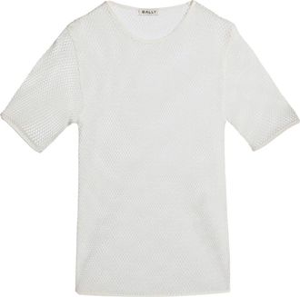 Bally T-shirt in rete - Bianco