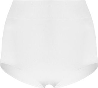 Wolford Korte Broeken, Dames, Wit, L, Wol, Seamless Shorts