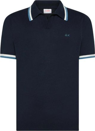Sun 68 Polo Shirts - Heren - Polos - Blauw - M - Tops