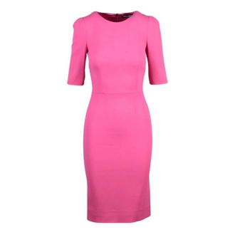 Dolce & Gabbana Dames, Jurken, Roze, Maat: 2XS Viscose