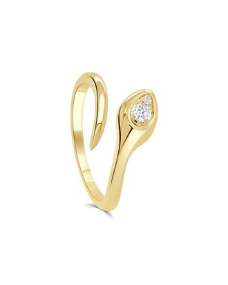 Sabrina Designs 14K 0.07 Ct. Tw. Diamond Snake Wrap Ring