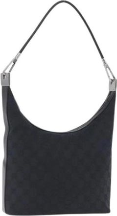 Gucci Pre-owned Vintage Schoudertas - Dames - Vintage Schoudertas - Zwart - ONE Size - Leer - Vintage