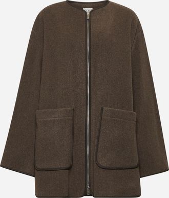 Toteme Brown Felt Jacket