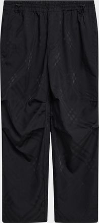 Burberry Mens Tonal Check Pull-On Trousers