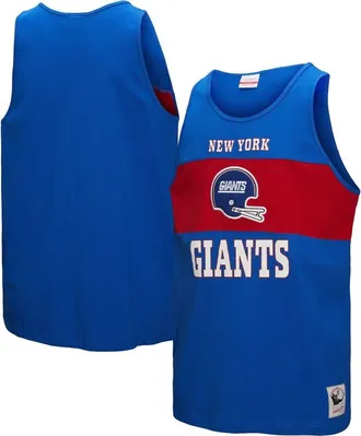 Mitchell & Ness Mens Mitchell & Ness Royal New York Giants Retro Colorblock Tank Top at Nordstrom, Size X-Large