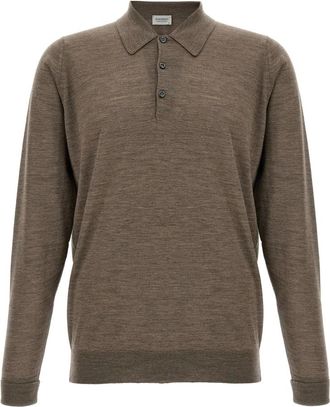 John Smedley Hombre, Jerseys, Marr&oacute;n, Talla: L