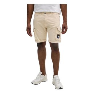 Alpha Industries Crew Patch Slim Short - Heren - Korte Broeken - Beige - W33 - Katoen - Korte Broeken