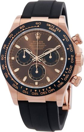 Rolex Pre-owned Rolex Cosmograph Daytona Chronograph Chocolate Brown Dial Mens Watch 116515ln-0041