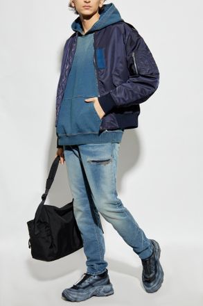 Diesel Sweatshirt S-BOXT-HOOD-R6, Mens, Blue