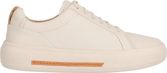 Clarks Schoenen, Dames, Beige, 41 EU, Leer, Hollyhock Leisure Sneakers