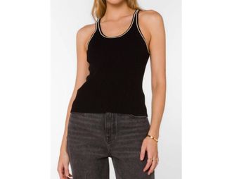 Velvet Heart Lenny Cami Top In Black Cream