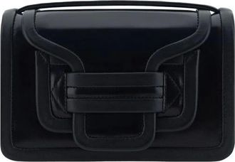 Pierre Hardy Tassen, Dames, Zwart, ONE Size, Leer, Alpha Schoudertas