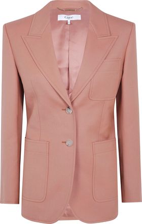 Chlo&eacute; Jacket Long Blazer Tannish Red