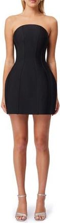 Elliatt Rose Strapless Minidress in Black at Nordstrom Rack, Size X-Large