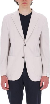 Eleventy Beige Australis Super 150s Wool Blazer