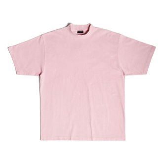 Balenciaga BB Paris Strass T-shirt Medium Fit Pink 739784TOVU83167