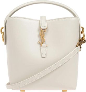 Saint Laurent Le 37 Mini Schoudertas - Dames - Handtassen - Beige - ONE Size - Leer - Tassen
