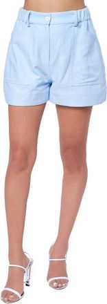 Ciebon Susana Cotton Blend Short in Light Blue at Nordstrom, Size X-Small