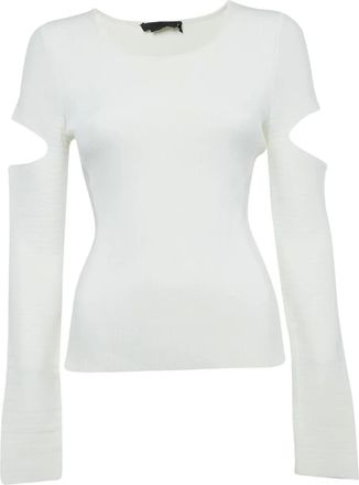 Alexander McQueen Top con spalle scoperte - Bianco