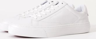 Tommy Hilfiger Mens Tommy Hilfiger Premium Dress Nappa Leather Mens Cupsole Trainers - White - Size: 10.5