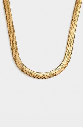 Katie Loxton Ciana Large Snake Chain Necklace in Gold Coated at Nordstrom, Size 16