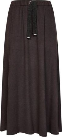 Herno Falda midi - Skirts - Mujer - Marr&oacute;n - M