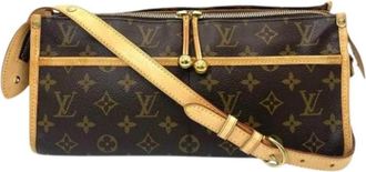 Louis Vuitton Pre-owned Vintage Monogram Canvas Schoudertas - Dames - Vintage Schoudertas - Bruin - ONE Size - Vintage