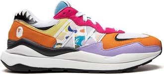 New Balance x BAPE 57/40 Multicolor sneakers - unisex - Calf Leather/Rubber/Fabric - 8 - White