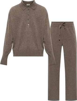 Paul & Shark Set in Lana: Polo e Pantaloni - - Nightwear & Lounge - Donna - Marrone - L