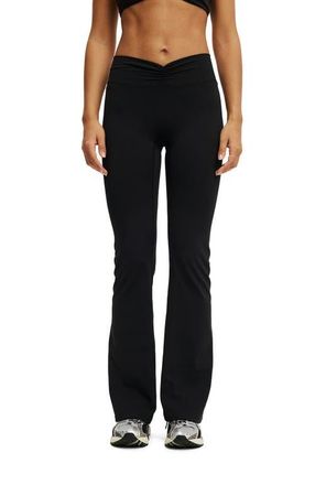 Cotton On Womens Active Ultra Soft Scrunch Front Flare in Black at Nordstrom, Size X-Small