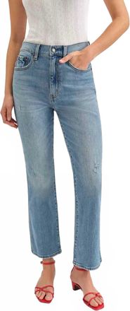 Daze Soho High Rise Ankle Flare Jeans In Be Mine Vintage
