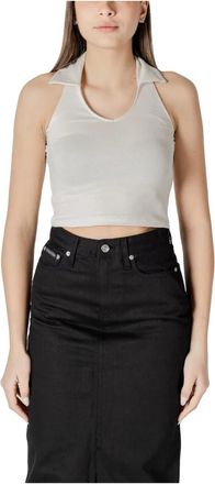 Calvin Klein Jeans Mujer, Camisetas, Beige, Talla: S