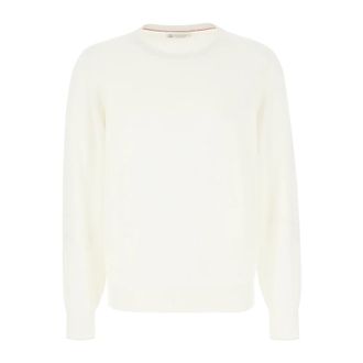 Brunello Cucinelli Hombre, Jerseys, Blanco, Talla: M
