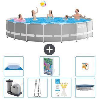 Intex Piscina Prism Frame Redonda - 549x122 Cm - 8-piezas S568